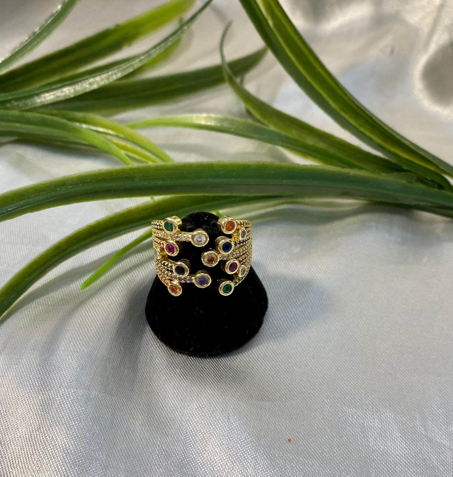 Anillo galáctico de colores