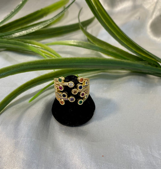 Anillo galáctico de colores