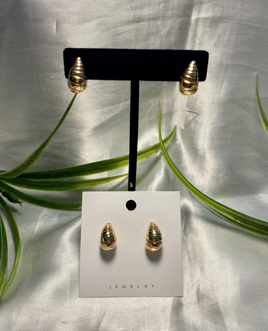 Aretes Chapa de oro