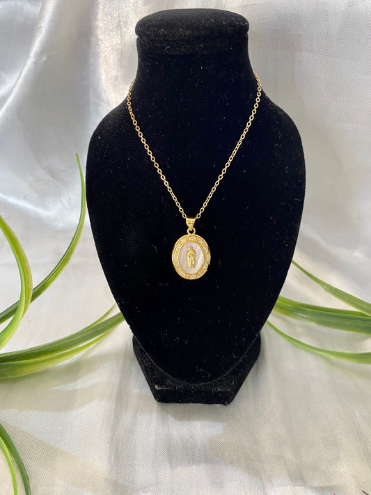 Cadena con medalla Virgen de Guadalupe