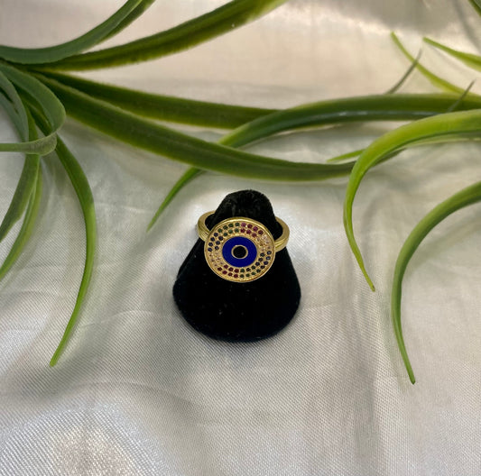 Anillo de micropave con ojo