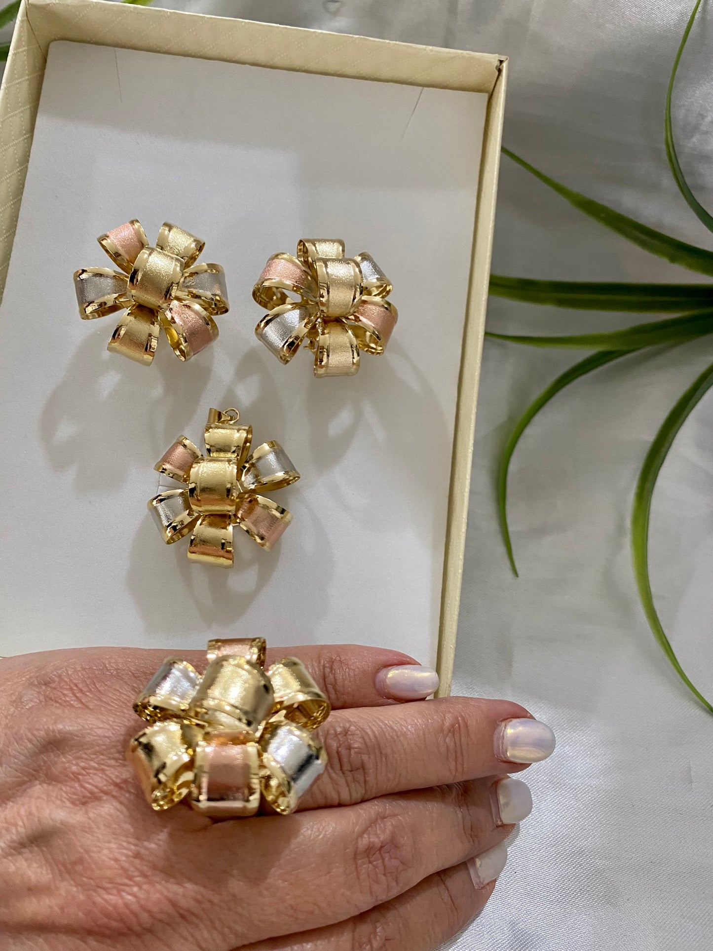 Juego de moño inflado florentino