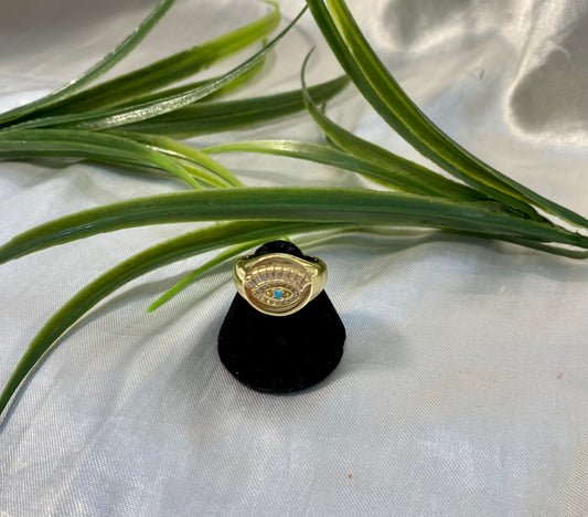 Anillo grueso con ojo