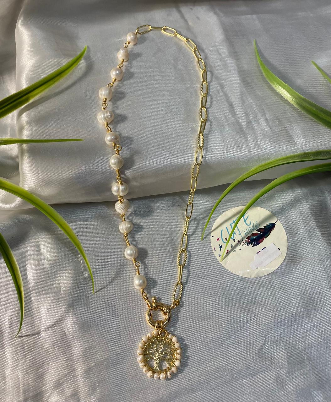 Collar Perla de Río