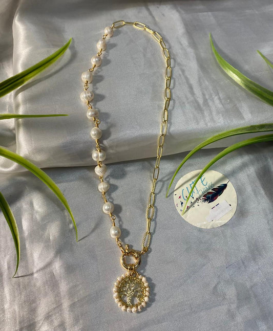 Collar Perla de Río