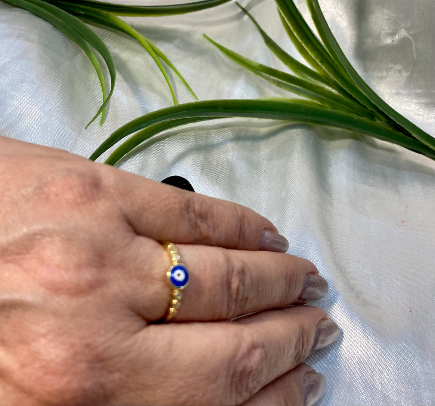 Anillo ojo esmaltado