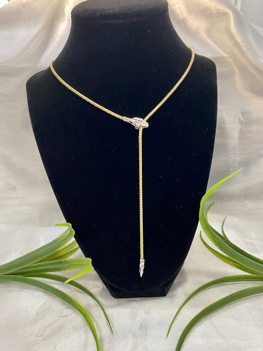 Collar delgado cabeza Víbora ajustable