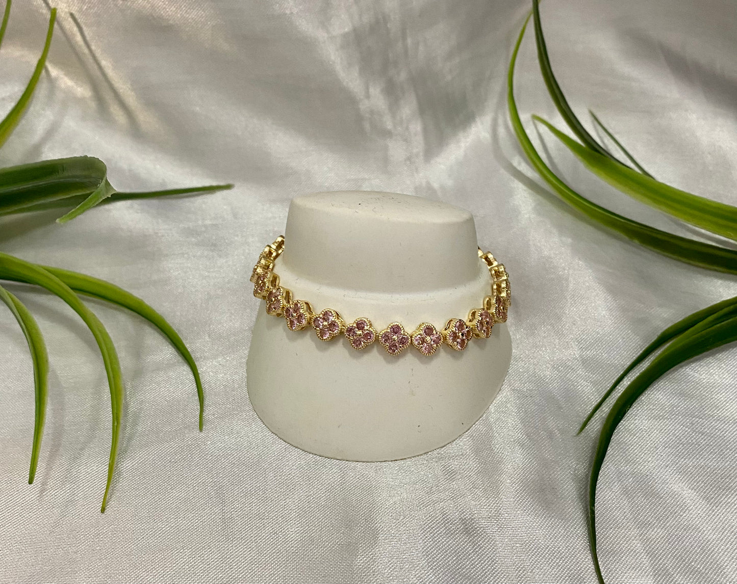 Pulso de Flor Zirconia