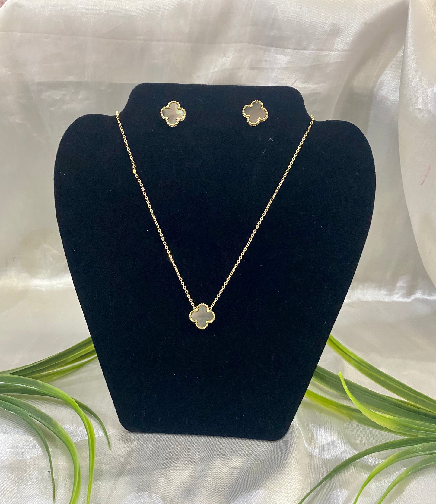 Juego Flor abulon obscuro