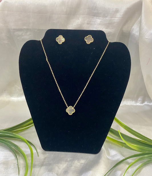 Juego Flor abulon obscuro