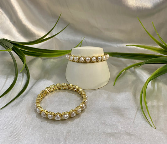 Brazalete corazón Perla laminado