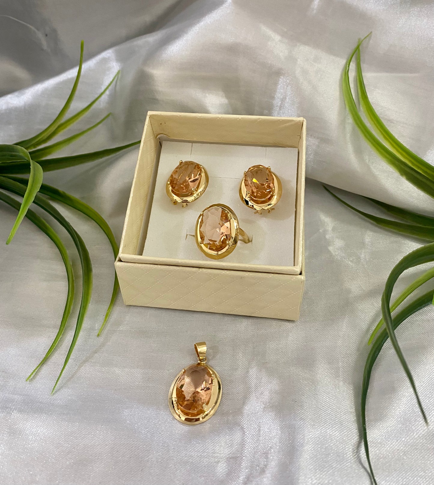 Juego oval liso grande