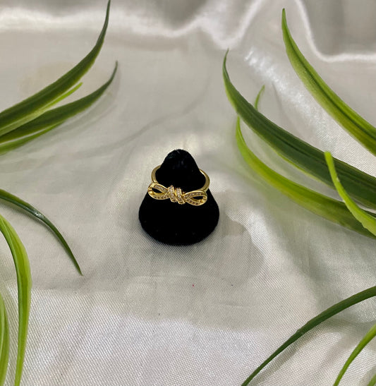 Anillo moño Zirconia