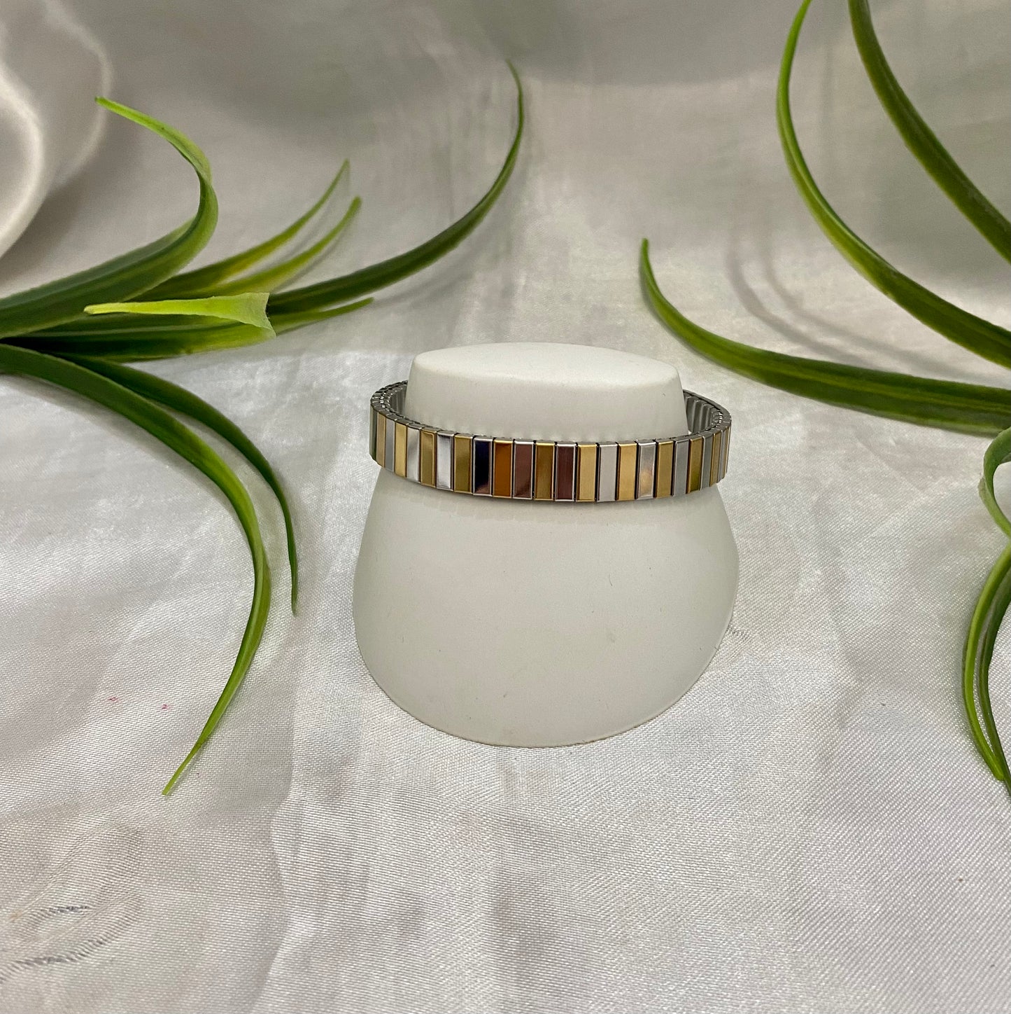 Pulsera elástica bicolor Italiana