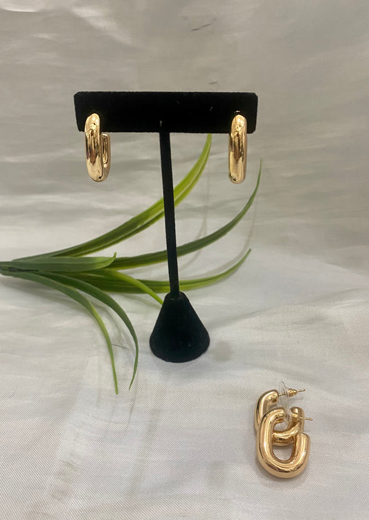 Arracada gancho chico inflado