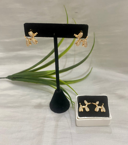 Arete perrito zirconia